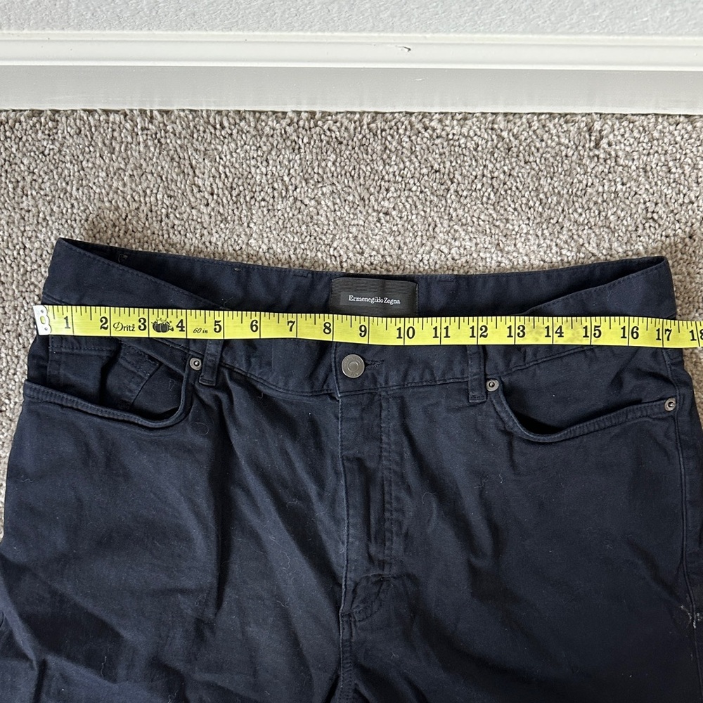 Ermenegildo Zegna Men's Dark Blue Slim Jeans